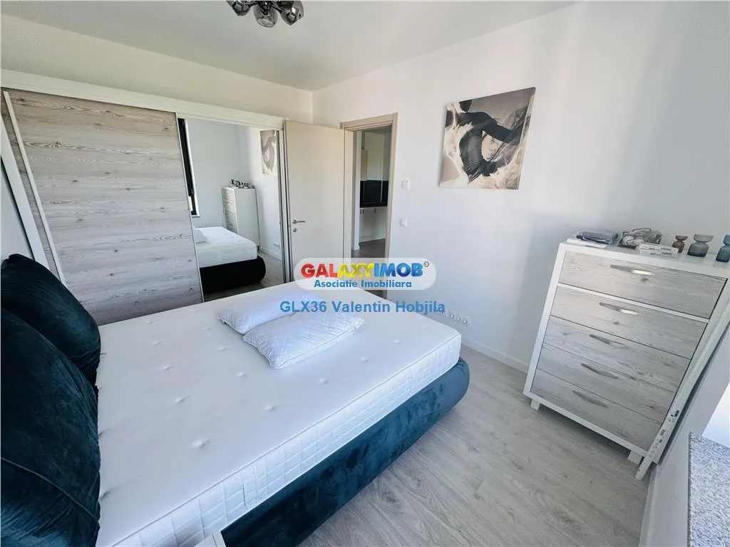 Vanzare apartament 2camere mobilat studio Baneasa Greenfield Panoramic - foto 4