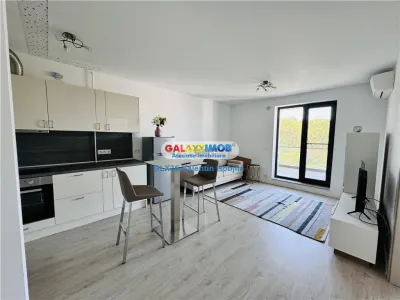 Vanzare apartament 2camere mobilat studio Baneasa Greenfield Panoramic - foto 5