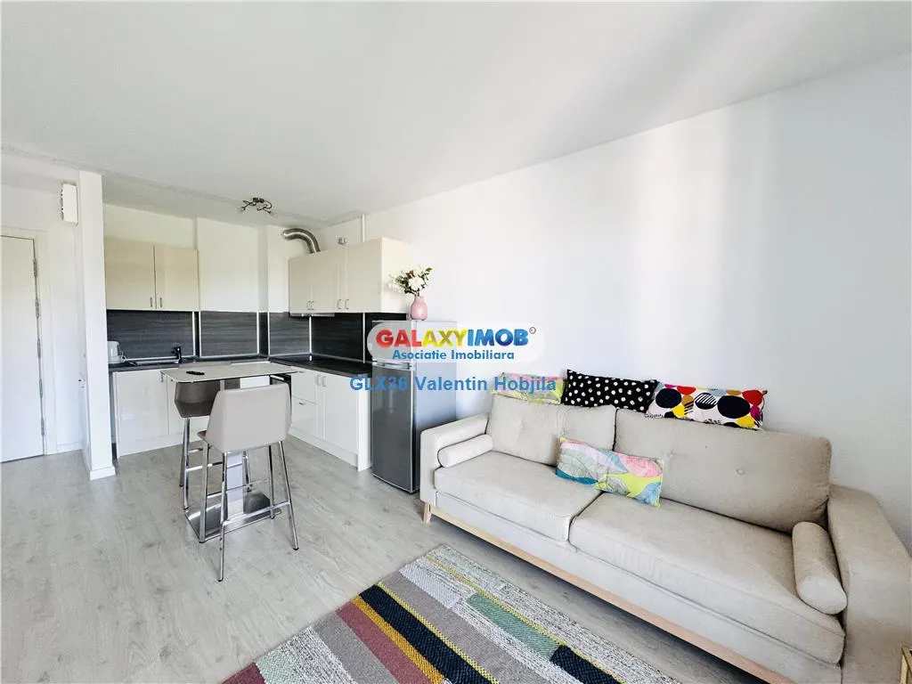 Vanzare apartament 2camere mobilat studio Baneasa Greenfield Panoramic - foto 7