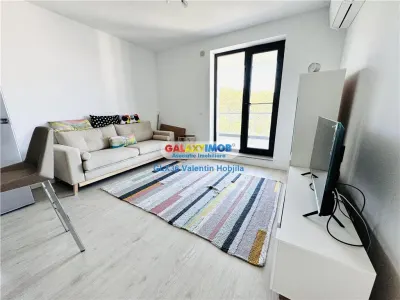 Vanzare apartament 2camere mobilat studio Baneasa Greenfield Panoramic - foto 9