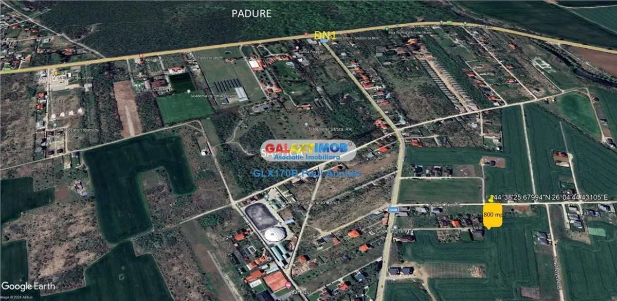 Teren Balotesti Saftica Lahovari  str Nalbei 800 mp  utilitati - foto 4