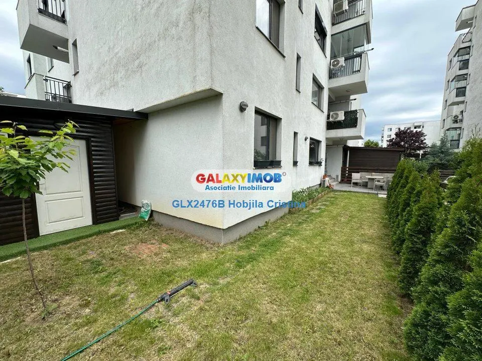 Inchiriere apartament cu gradina Baneasa Greenfield mobilat utilat - foto 11