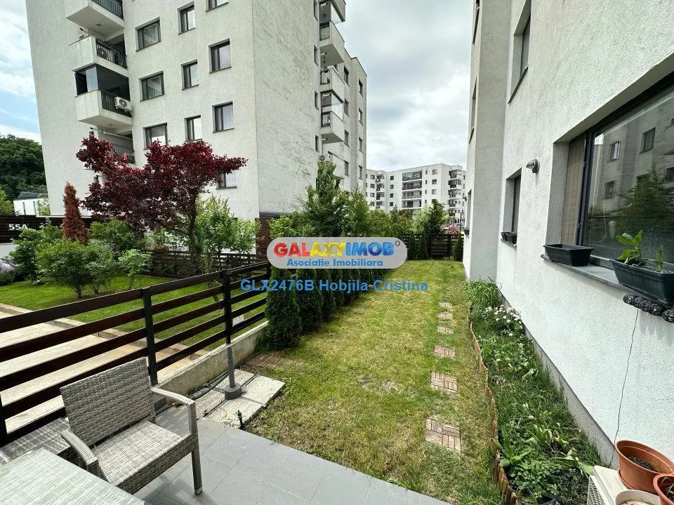 Inchiriere apartament cu gradina Baneasa Greenfield mobilat utilat - foto 14