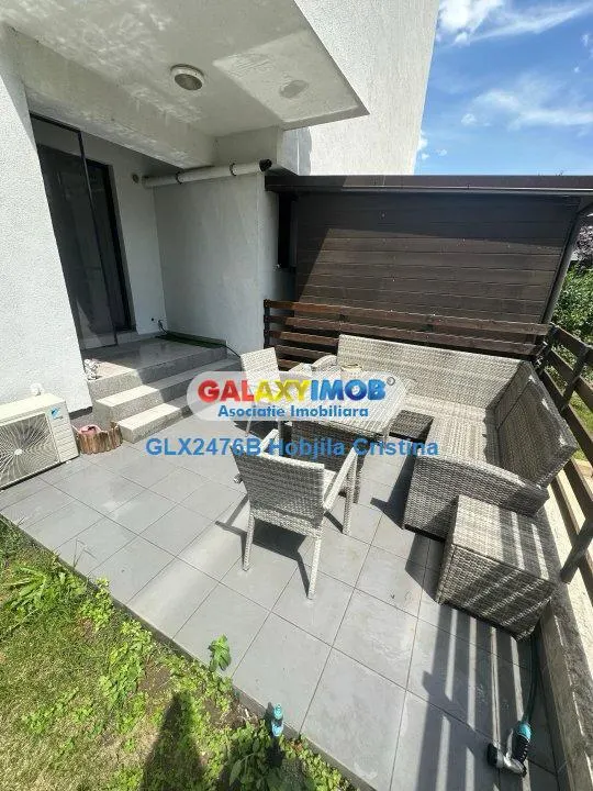 Inchiriere apartament cu gradina Baneasa Greenfield mobilat utilat - foto 10