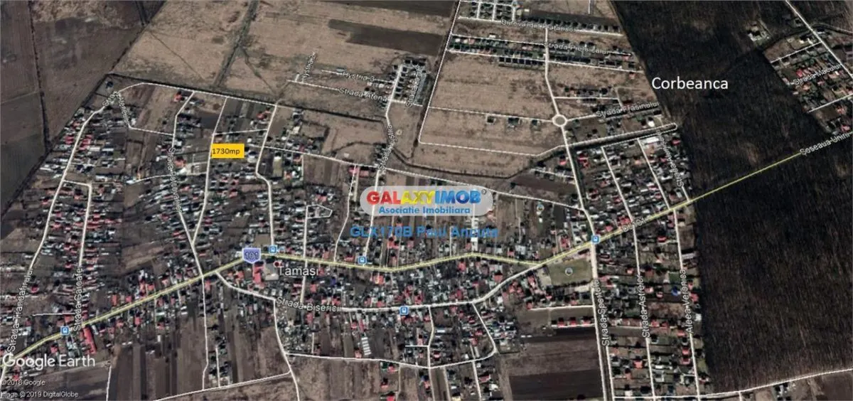 Teren Corbeanca Tamasi 1730 mp str Conacului utilitati - foto 4