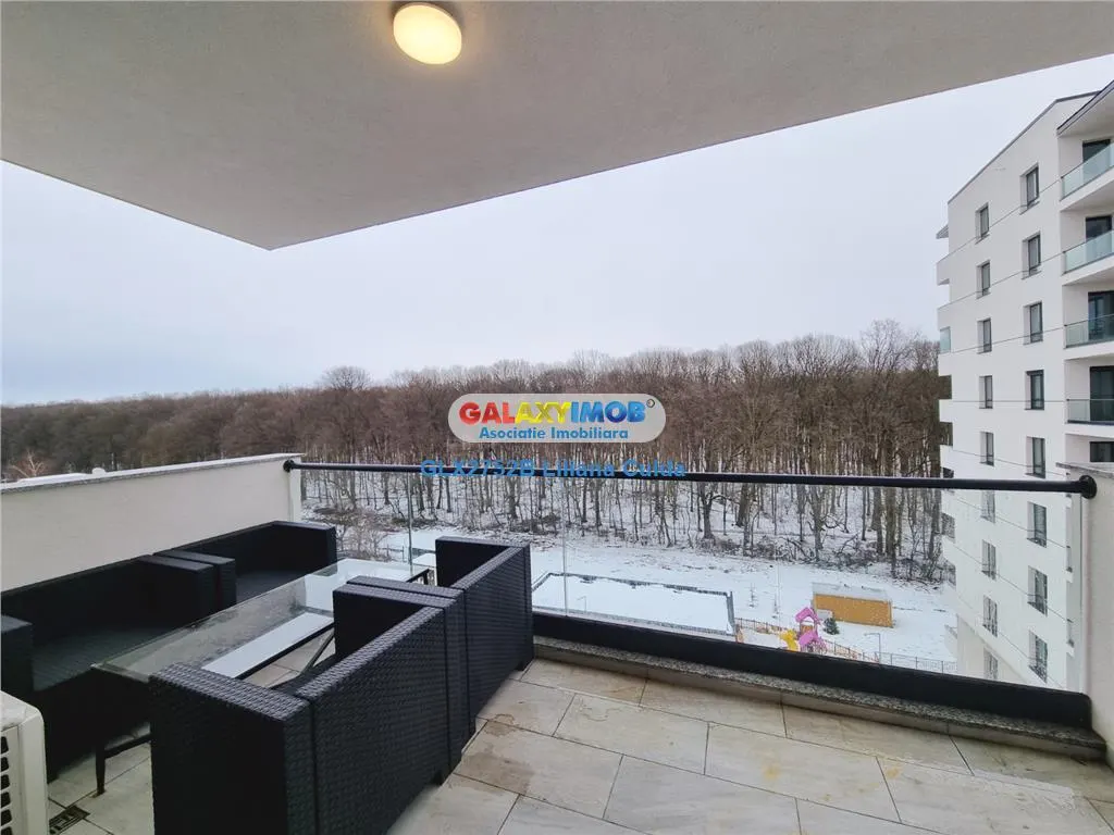 Inchiriere apartament 2 camere mobilat- Panoramic Baneasa Greenfield - foto 11