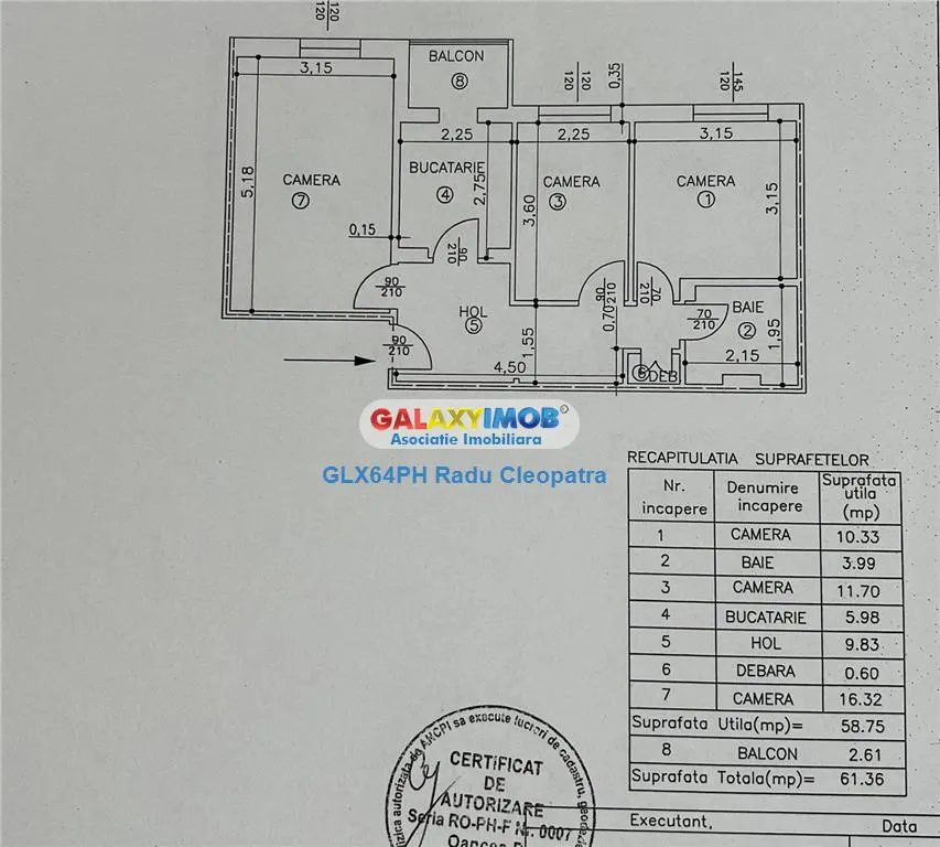 Vanzare apartament 3 camere, Ploiesti, zona Mihai Bravu - foto 12
