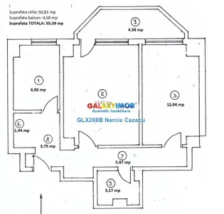 Iancului,Inchiriere apartament 2 camere decomandat,, etaj 5/11 - foto 5