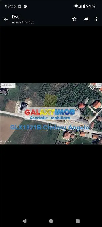Mogosoaia,Vanatorilor, teren 2000mp, deschidere 30m, asfalt - foto 1