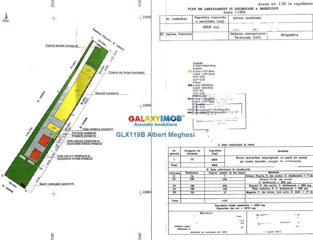 Vanzare ansamblu de hale 2000 mp+teren 4700 mp ideal investitie - foto 1