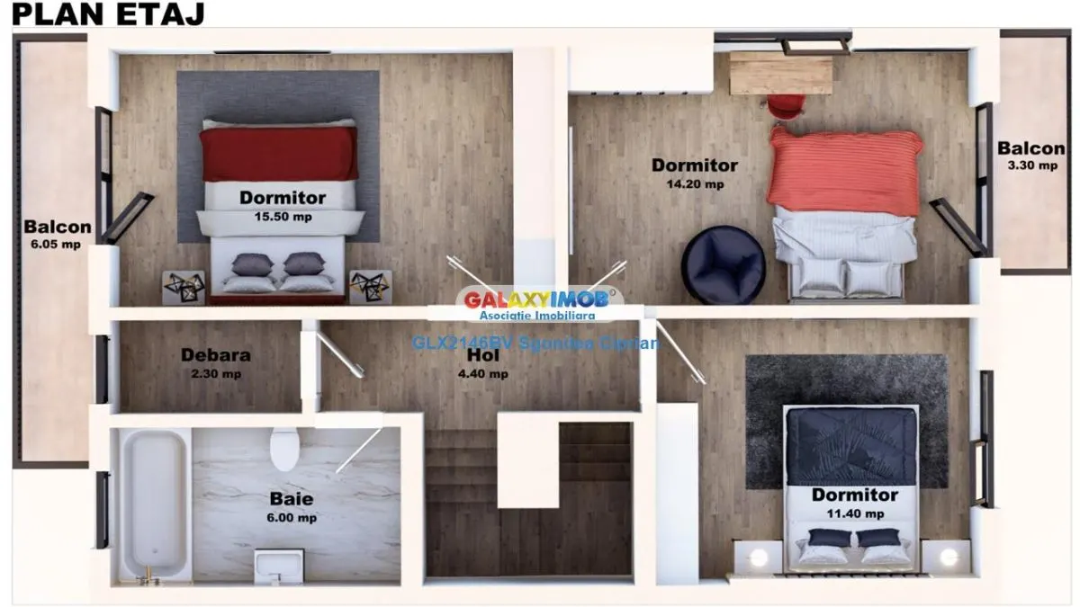 Casa Tip Duplex Sanpetru 300 mp Teren 106 mp Utili - foto 10