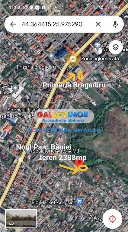 OCAZIE!!! Teren 2388 mp intravilan langa Primarie si Parcul Baniei - foto 7