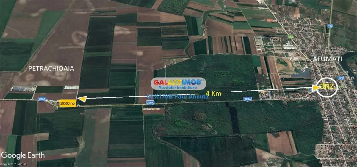 Teren la sosea Afumati Petrachioia 29500 mp pentru Industrial - foto 4