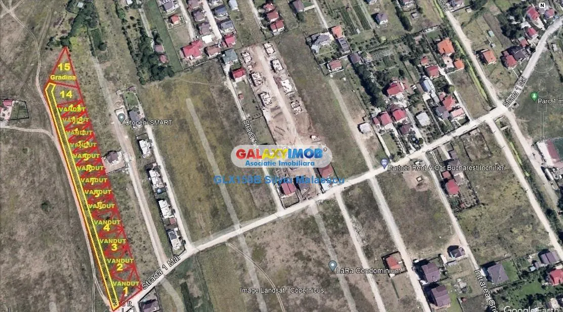 Otopeni 969 Mp - Lot 694 Mp+275 Mp(cota de drum si gradina) str. 1 Mai - foto 4