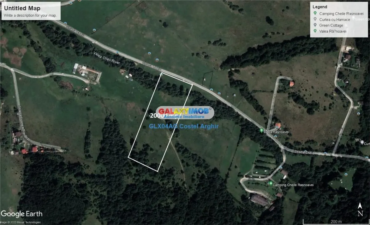 Vindem teren 20000 mp Cheile Rasnoavei - Brasov , pentru case vacanta - foto 1