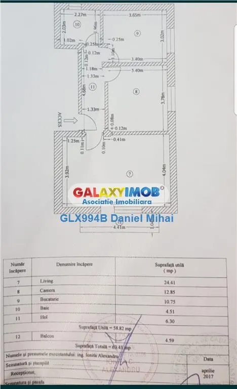 Apartament 2 camere decomandat- Parcare-Bucatarie mobilata/utilata - foto 17