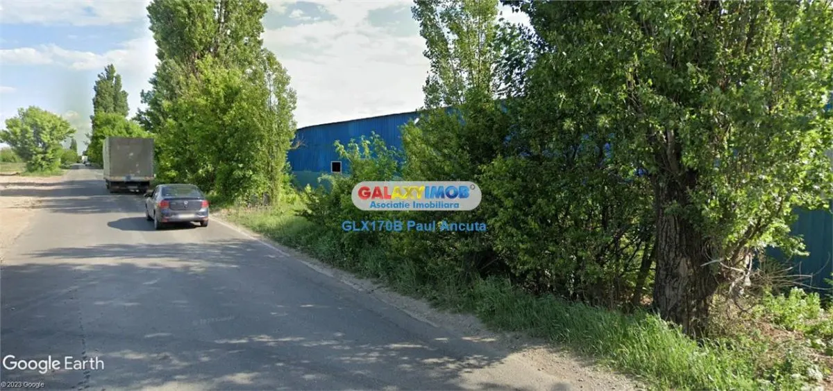 Teren 5000 mp Afumati Doraly apropiere DN2 cu PUZ pentru Depozitare - foto 1
