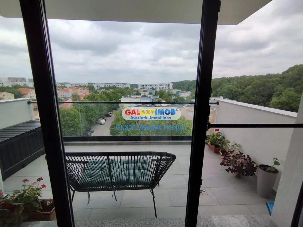 Inchiriere apartament 2 camere bloc nou Baneasa Greenfield padure - foto 3