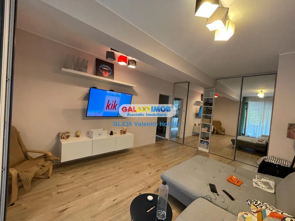 Inchiriere apartament 2 camere parter gradina 57 mp Baneasa Greenfield - foto 6