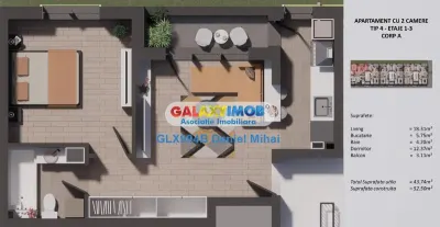 Apartament 2camere decomandat-Cartierul Latin - foto 10