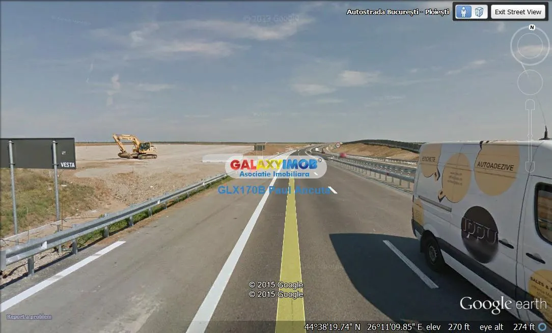 Teren Balotesti Moara Vlasiei 14 Ha acces la Nod  Autostrada A3 - foto 2