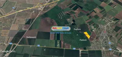 Teren Stefanesti Dascalu latura mare la Padure intravilan 35000 mp - foto 2