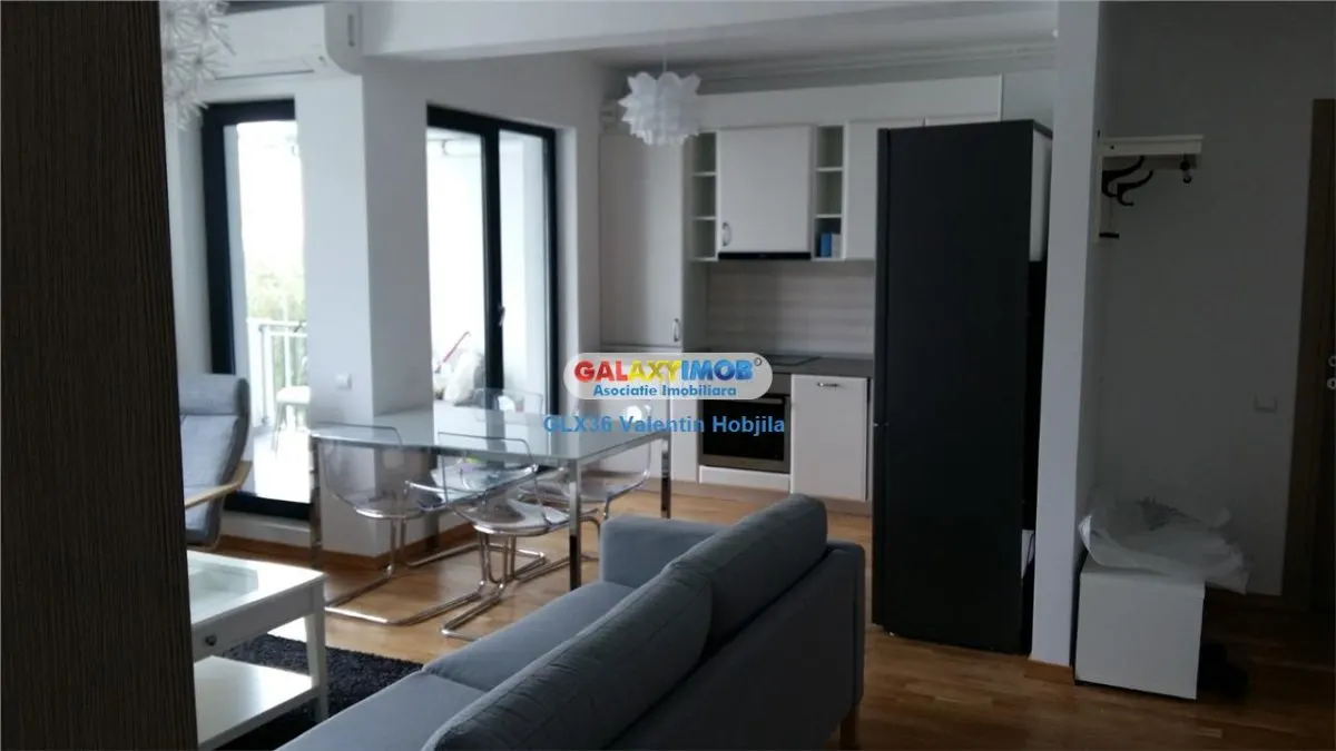 Vanzare apartament 3 camere etaj 2 Baneasa Greenfield vedere padure - foto 2