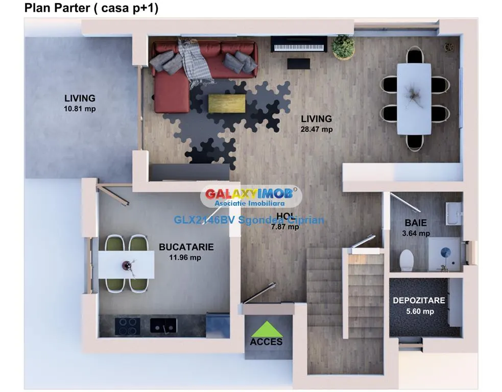 Casa individuala in centrul localitatii Sanpetru - foto 11
