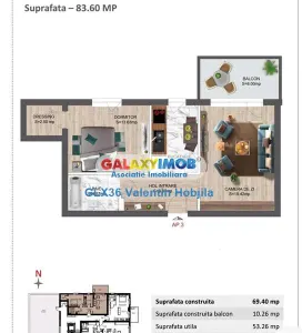Vanzare apartament 2 camere Panoramic Padure Baneasa Greenfield - foto 11