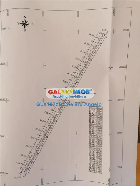 Afumati teren 10700 mp,parcelat pe loturi de 500 mp - foto 1