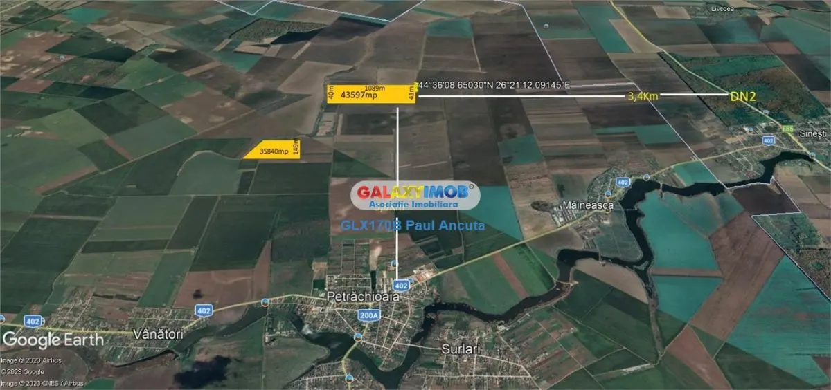 Teren Petrachioaia Ilfov 8 Ha extravilan agricol - foto 1