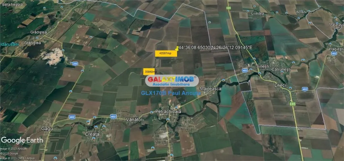 Teren Petrachioaia Ilfov 8 Ha extravilan agricol - foto 3