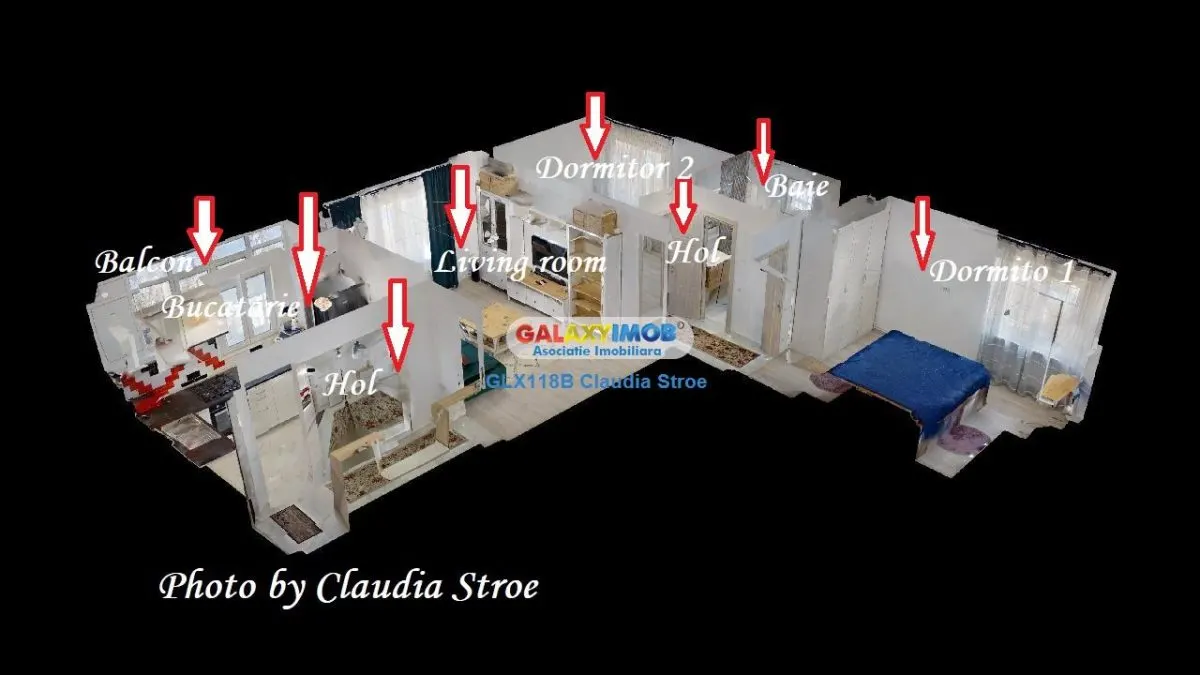 Inchiriere apartament 3 camere Piata Sudului Nitu Vasile LOC PARCARE - foto 24