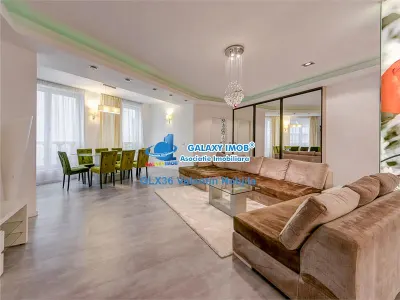 Vanzare -Inchiriere apartament 4 camere 160 mp lux Herastrau mobilat - foto 3