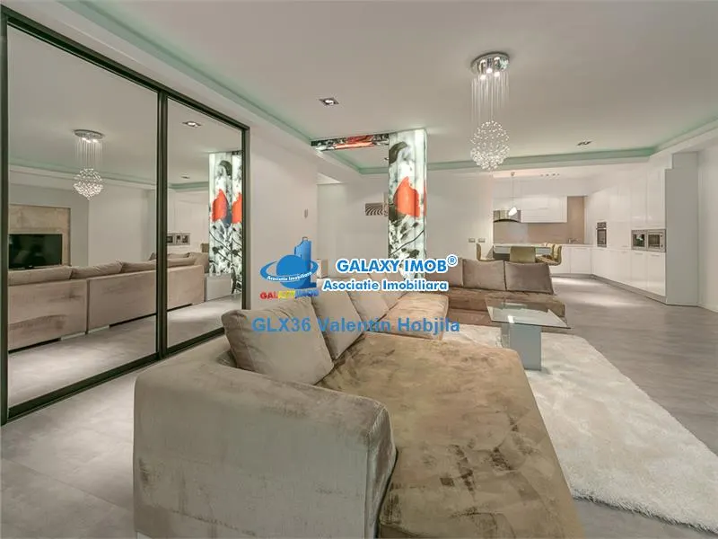 Vanzare -Inchiriere apartament 4 camere 160 mp lux Herastrau mobilat - foto 4