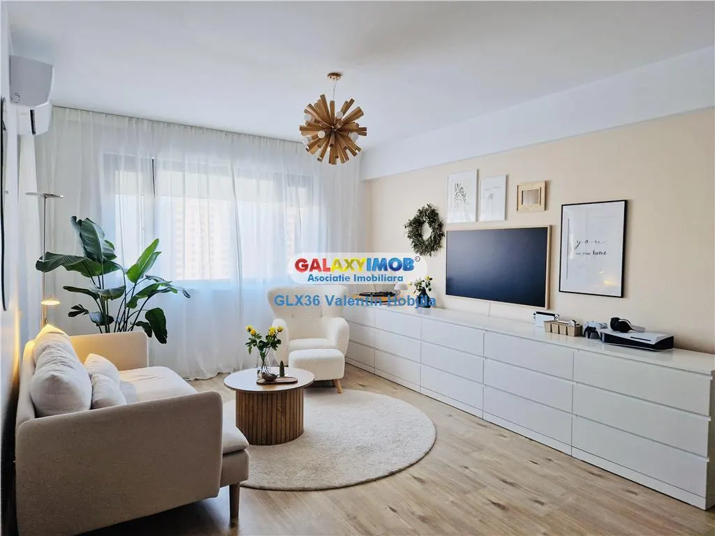Vanzare apartament 3 camere partial mobilat Baneasa Greenfield Parc - foto 4