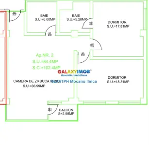 Vanzare spatiu birou, 3 camere, in Ploiesti, zona Vest - foto 3