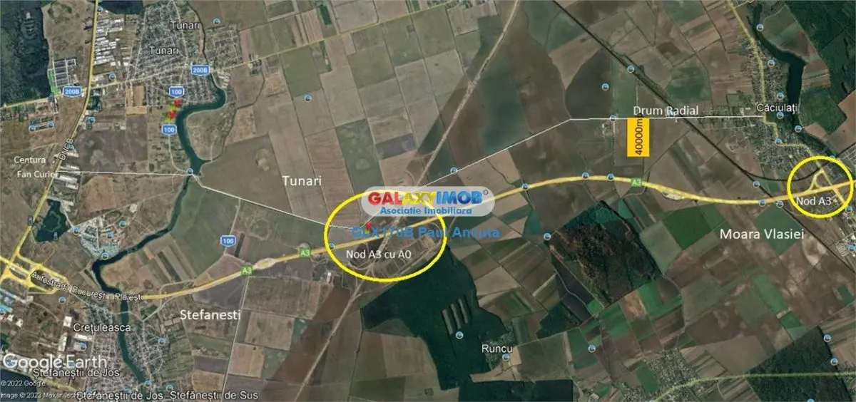 Teren Autostrada A3 Moara Vlasiei 26000 mp  Industrial Depozitare - foto 5