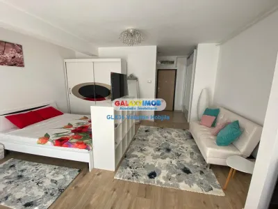 Inchiriere garsoniera parter cu  gradina Baneasa Greenfield - Bucuresti