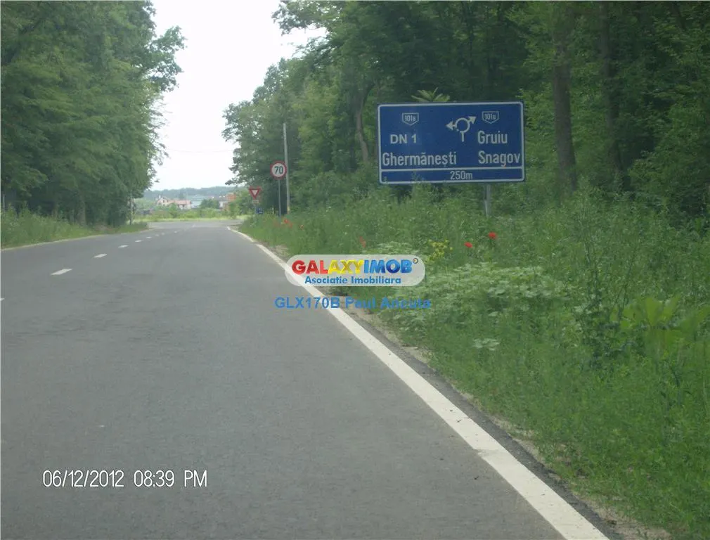 Teren Ciofliceni Snagov 4223mp latura direct padure - foto 1