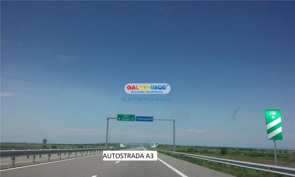 Teren Nod Autostrada A3 Gherghita industrial depozitare 45800 mp - foto 2