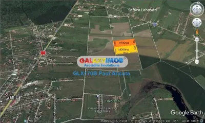 Teren Balotesti Saftica Lahovari 18200 mp rezidential - Balotesti