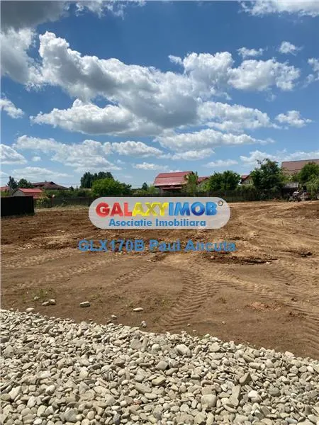 Teren Balotesti 1225 mp str Broscari intre  padure si lac cu utilitati - foto 1