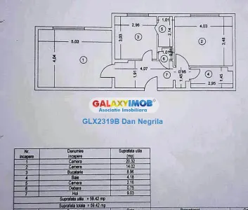13 Septembrie, apartament 2 camere  60mp - foto 6