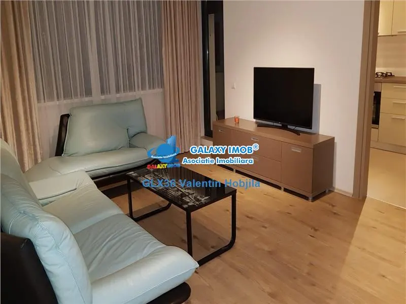 Inchiriere apartament 3 camere mobilat Baneasa Greenfield terasa 80 mp - foto 1