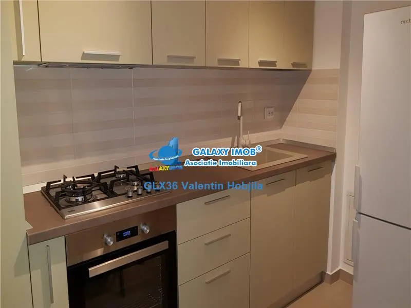 Inchiriere apartament 3 camere mobilat Baneasa Greenfield terasa 80 mp - foto 9