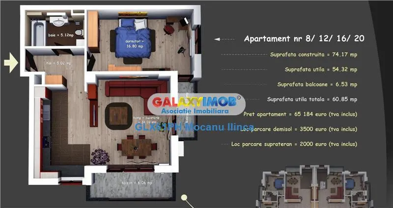 Vanzare apartamente in complex rezidential, Albert, Ploiesti - foto 12