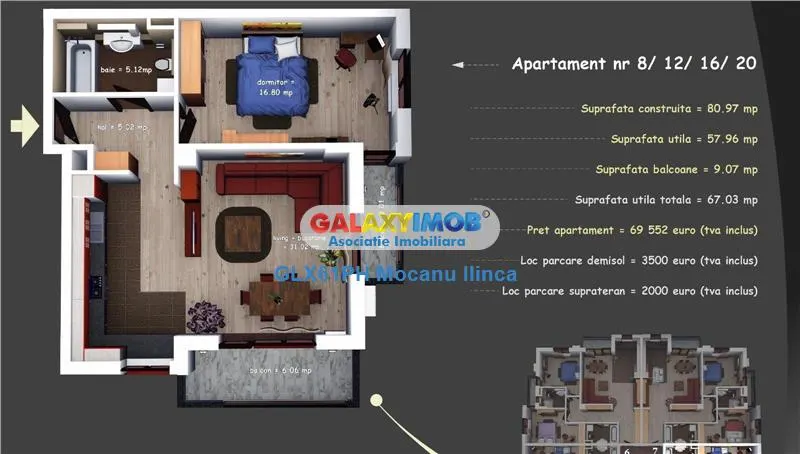 Vanzare apartamente in complex rezidential, Albert, Ploiesti - foto 10