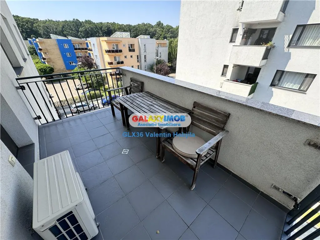Inchiriere apartament 2 camere mobilat - utilat  Baneasa Greenfield - foto 12