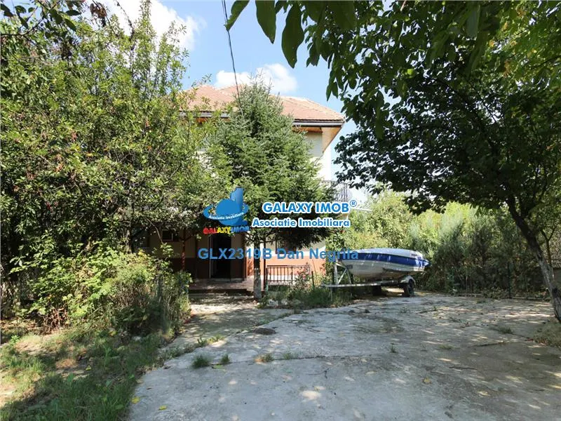 Snagov-Ghermanesti vila si teren cu ponton lac Snagov - foto 4